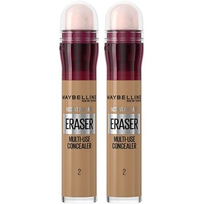 Maybelline - Instant Anti Age Eraser Eye Concealer - 02 Nude - Ultra - Concealer Maybelline - Instant Anti Age Eraser Eye Concealer - 02 Nude - Ultra - Concealer