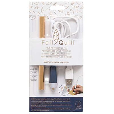 We R Memory Keepers Foil Quill Pen, Bold Tip We R Memory Keepers Foil Quill Pen, Bold Tip