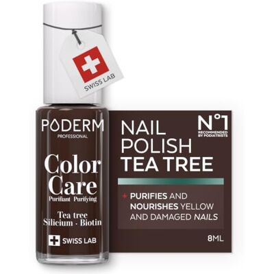 Poderm Poderm Color Care Nail Polish - Brown 833 - 8ml Poderm Poderm Color Care Nail Polish - Brown 833 - 8ml