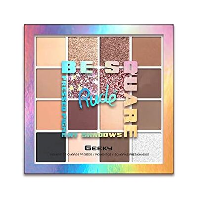 RUDE Be Square Pressed Pigments and Shadows Geeky by Cosmetics for Women 0.76 oz Makeup RUDE Be Square Pressed Pigments and Shadows Geeky by Cosmetics for Women 0.76 oz Makeup