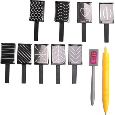 Asyduey 11pcs/set Nail Art Tool Magnet Pen for DIY Magic 3D Magnetic Cats Eyes Polish UV Gel Polish Asyduey 11pcs/set Nail Art Tool Magnet Pen for DIY Magic 3D Magnetic Cats Eyes Polish UV Gel Polish