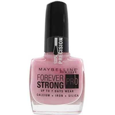 Maybelline Forever Strong Pro 145 Porcelain Nail Varnish Pink 10 ml Maybelline Forever Strong Pro 145 Porcelain Nail Varnish Pink 10 ml