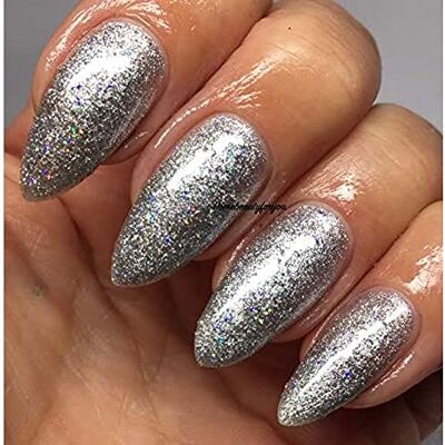 Bluesky - Bsh031 - Silver Glitter - Gel Nail Polish Bluesky - Bsh031 - Silver Glitter - Gel Nail Polish