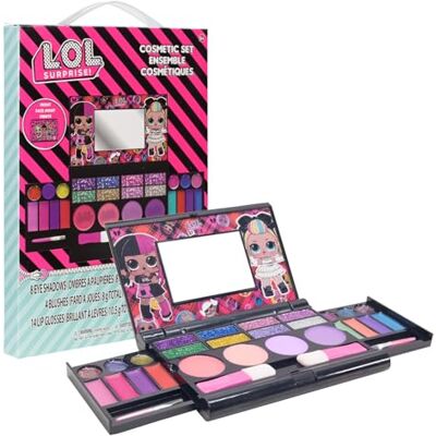 Townley Girl L.O.L. Surprise! Fold-Out Makeup Palette with Mirror, Lip Gloss, Eyeshadow & Blush Townley Girl L.O.L. Surprise! Fold-Out Makeup Palette with Mirror, Lip Gloss, Eyeshadow & Blush