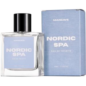 ManCave Nordic Spa Men's EDT 50ml, Lavender Sage Cedar Men Cologne, Men Fragrance, Aftershave, Perfume for him, natural Fragrance, Gifts for dad, long lasting scent ManCave Nordic Spa Men's EDT 50ml, Lavender Sage Cedar Men Cologne, Men Fragrance, Aftershave, Perfume for him, natural Fragrance, Gifts for dad, long lasting scent