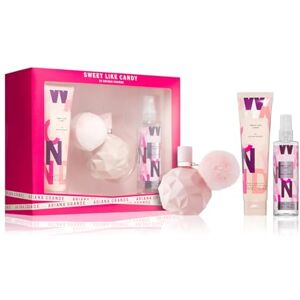 Ariana Grande Sweet Like Candy - Eau de Parfum 100ml + Body Spray 118ml + Body Soufflé 100ml - Gift Set Ariana Grande Sweet Like Candy - Eau de Parfum 100ml + Body Spray 118ml + Body Soufflé 100ml - Gift Set