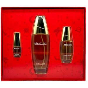 Estee Lauder Estée Lauder Beautiful Deluxe Trio Set: Eau de Parfum 100 ml, 30 ml + Mini Spray 4.7 ml Estee Lauder Estée Lauder Beautiful Deluxe Trio Set: Eau de Parfum 100 ml, 30 ml + Mini Spray 4.7 ml
