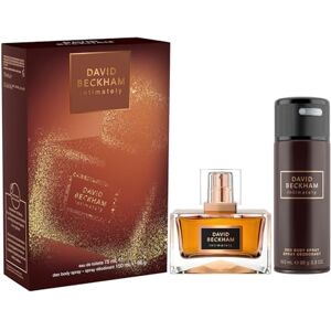 Beckham David Intimately Eau de Toilette & Deodorant Body Spray Gift Set for Him, Very Sensual Ambery-Aromatic Men's Fragrance, 75ml & 150ml Beckham David Intimately Eau de Toilette & Deodorant Body Spray Gift Set for Him, Very Sensual Ambery-Aromatic Men's Fragrance, 75ml & 150ml