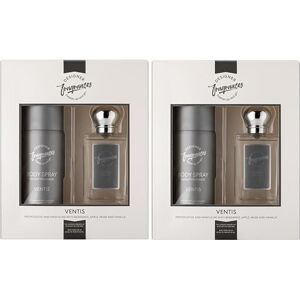 Designer Fragrances Ventus Male Twin Gift Set Includes 2 x 150ml Body Spray Deodorant Cans, 2 x 50 ml Men’s Eau De Parfum Aftershave Sprays For Instant Freshness on The Go Long Lasting Smells Designer Fragrances Ventus Male Twin Gift Set Includes 2 x 150ml Body Spray Deodorant Cans, 2 x 50 ml Men’s Eau De Parfum Aftershave Sprays For Instant Freshness on The Go Long Lasting Smells
