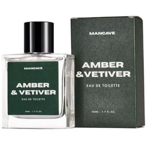 ManCave Amber & Vetiver Men's EDT 50ml, Warm Earthy Men Cologne, Men Fragrance, Aftershave, Perfume for him, natural Fragrance, long lasting scent, Perfect present ManCave Amber & Vetiver Men's EDT 50ml, Warm Earthy Men Cologne, Men Fragrance, Aftershave, Perfume for him, natural Fragrance, long lasting scent, Perfect present