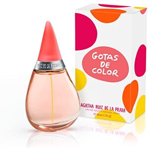 Agatha Ruiz De La Prada Perfume Gotas de Color, Eau de Toilette for Women Long Lasting Playful, Modern and Young Fragance Fruity and Floral Notes Ideal for Day Wear 50 ml Agatha Ruiz De La Prada Perfume Gotas de Color, Eau de Toilette for Women Long Lasting Playful, Modern and Young Fragance Fruity and Floral Notes Ideal for Day Wear 50 ml