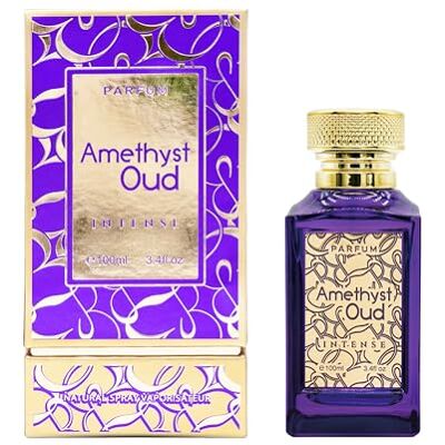 ATTAR & CO. Amethyst Oud Intense by , Unisex Parfum, 100 ml With Floral, Vanilla & Woody Notes Long Lasting Perfume for Women and Men ATTAR & CO. Amethyst Oud Intense by , Unisex Parfum, 100 ml With Floral, Vanilla & Woody Notes Long Lasting Perfume for Women and Men