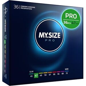 MY.SIZE PRO condom size 1, 47 mm, 36 condoms - Perfect fit and a suitable size for everybody MY.SIZE PRO condom size 1, 47 mm, 36 condoms - Perfect fit and a suitable size for everybody