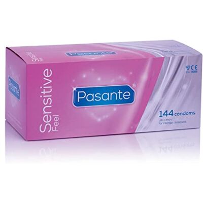 Pasante Sensitive Ultra-thin Condoms - 144 pcs Pasante Sensitive Ultra-thin Condoms - 144 pcs