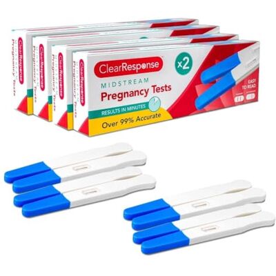 ZOPPER Pregnancy Test Kit Early Detection 8 Strips with Over 99% Accurate Results Fast & Reliable Home Pregnancy Tests Easy-to-Use Tests for Women & Clear Results Discreet Packaging ZOPPER Pregnancy Test Kit Early Detection 8 Strips with Over 99% Accurate Results Fast & Reliable Home Pregnancy Tests Easy-to-Use Tests for Women & Clear Results Discreet Packaging