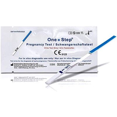 One Step : 50 x Early Detection 25mIU Pregnancy Test Strips Fast, Easy and Accurate Home Testing One Step : 50 x Early Detection 25mIU Pregnancy Test Strips Fast, Easy and Accurate Home Testing