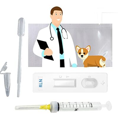 WEEGEEKS Dog Pregnancy Test Kit at Home, Fast and Accurate Detection, Pregnancy Tests Strip for Dog Disposable WEEGEEKS Dog Pregnancy Test Kit at Home, Fast and Accurate Detection, Pregnancy Tests Strip for Dog Disposable