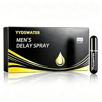YYDSWATER Delay Spray for Men 6ml Plant-Based Natural Formula for Stamina & Control, Non-Greasy Discreet Capsule Design with Premium Gift Box, External Use Only. YYDSWATER Delay Spray for Men 6ml Plant-Based Natural Formula for Stamina & Control, Non-Greasy Discreet Capsule Design with Premium Gift Box, External Use Only.