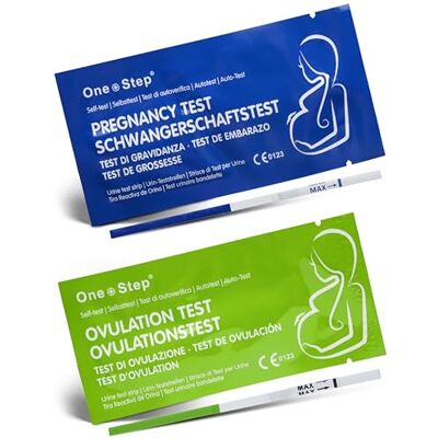 One Step 30 x Highly Sensitive Ovulation Strip Tests + 5 x Highly Sensitive Pregnancy Test Strips (Tests up to 6 Days Earlier) Pregnancy & Ovulation Test Kit for Women One Step 30 x Highly Sensitive Ovulation Strip Tests + 5 x Highly Sensitive Pregnancy Test Strips (Tests up to 6 Days Earlier) Pregnancy & Ovulation Test Kit for Women