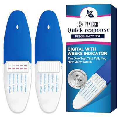 LureLuxe 2 Pack Pregnancy Tests, Fast Response Pregnancy Test, Pregnancy Test with Week Indicator, Rapid Detection,Result As Fast, Easy to Use and Read, Individually-Sealed Wrapped LureLuxe 2 Pack Pregnancy Tests, Fast Response Pregnancy Test, Pregnancy Test with Week Indicator, Rapid Detection,Result As Fast, Easy to Use and Read, Individually-Sealed Wrapped