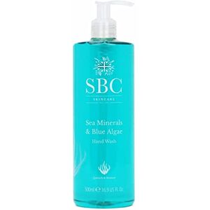 SBC Skincare Sea Minerals & Blue Algae Hand Wash 500ml Refreshing Liquid Hand Wash For All The Family SBC Skincare Sea Minerals & Blue Algae Hand Wash 500ml Refreshing Liquid Hand Wash For All The Family