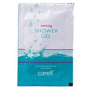 Carell Clinell Skin Shower Gel Sachets Pack of 100 7ml per Sachet Green Tea Fragranced Shower Gel Dermatologically Tested and Travel Friendly Body Wash, Gentle Cleansing Carell Clinell Skin Shower Gel Sachets Pack of 100 7ml per Sachet Green Tea Fragranced Shower Gel Dermatologically Tested and Travel Friendly Body Wash, Gentle Cleansing