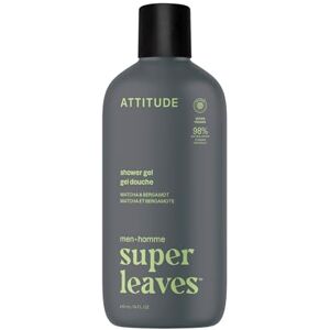 ATTITUDE Shower Gel Body Wash for Men, 98% Natural Origin Ingredients, Paraben & Phthalate Free, EWG Verified, Cleanses Without Drying, Matcha & Bergamot, 415 mL ATTITUDE Shower Gel Body Wash for Men, 98% Natural Origin Ingredients, Paraben & Phthalate Free, EWG Verified, Cleanses Without Drying, Matcha & Bergamot, 415 mL