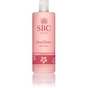 SBC Skincare Cherry Blossom Body Wash 500ml Delicately Fragranced, Pampering Bubble Bath or Shower Gel SBC Skincare Cherry Blossom Body Wash 500ml Delicately Fragranced, Pampering Bubble Bath or Shower Gel