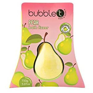 bubble t cosmetics Fruitea Pear Bath Bomb Fizzer, Packed with Essential Oils to Soften & Cleanse The Skin, Fruity Scents for All Day Freshness - 1 x 150g, Green bubble t cosmetics Fruitea Pear Bath Bomb Fizzer, Packed with Essential Oils to Soften & Cleanse The Skin, Fruity Scents for All Day Freshness - 1 x 150g, Green
