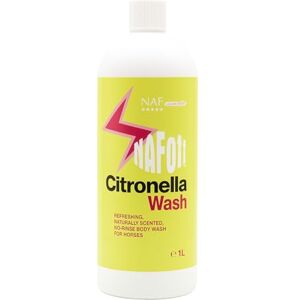 NAF Off Citronella Wash 1L – Refreshing No-Rinse Body Wash for Horses – With Natural Citronella Oil – Ideal After Exercise or Hot Weather – Summer Grooming Essential NAF Off Citronella Wash 1L – Refreshing No-Rinse Body Wash for Horses – With Natural Citronella Oil – Ideal After Exercise or Hot Weather – Summer Grooming Essential