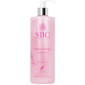 SBC Skincare Hydra-Collagen Body Wash 500ml Luxurious Shower Gel Hydrating And Cleansing Collagen Shower Cream Soap Free Bath And Shower Cream SBC Skincare Hydra-Collagen Body Wash 500ml Luxurious Shower Gel Hydrating And Cleansing Collagen Shower Cream Soap Free Bath And Shower Cream