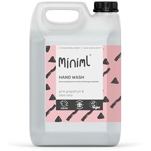 Miniml Hand Soap Wash Liquid 5L Refill Pink Grapefruit & Aloe Vera Scented Eco Friendly Hand Washing Liquid for Soft and Sensitive Skin Care 100% Vegan & Cruelty Free Miniml Hand Soap Wash Liquid 5L Refill Pink Grapefruit & Aloe Vera Scented Eco Friendly Hand Washing Liquid for Soft and Sensitive Skin Care 100% Vegan & Cruelty Free