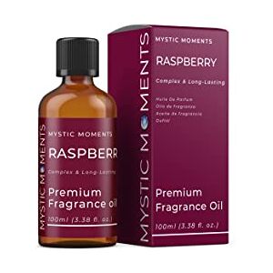 Mystic Moments Raspberry Fragrance Oil 100ml Perfect for Soaps, Candles, Bath Bombs, Oil Burners, Diffusers and Skin & Hair Care Items Mystic Moments Raspberry Fragrance Oil 100ml Perfect for Soaps, Candles, Bath Bombs, Oil Burners, Diffusers and Skin & Hair Care Items