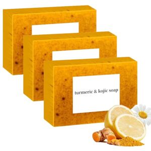 Pukmqu Addyskincare Lemon Turmeric Kojic Soap Fragrance, Lemon Turmeric Kojic Acid Soap, Honey Glow Lemon Turmeric Kojic Acid Soap Bar, For Face and Body (3PCS) Pukmqu Addyskincare Lemon Turmeric Kojic Soap Fragrance, Lemon Turmeric Kojic Acid Soap, Honey Glow Lemon Turmeric Kojic Acid Soap Bar, For Face and Body (3PCS)