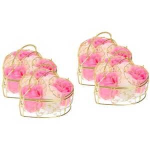 FOMIYES 4 Boxes Soap Rose Wedding Flower Decoration Bath Flower Rose Petals for Bath Valentine s Day Gifts Flower Soap Womens Bday Gifts Bath Soap Miss Fragrance Soap Flower Bath Set