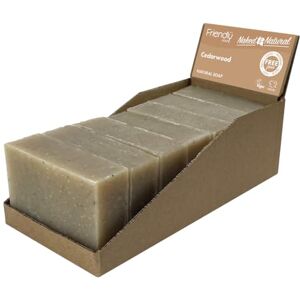Friendly Soap - Naked and Natural Cedarwood - 95g - Soap Friendly Soap - Naked and Natural Cedarwood - 95g - Soap
