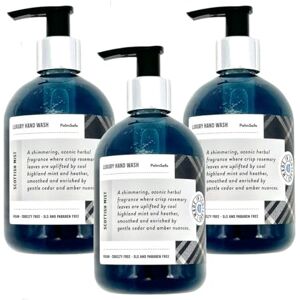 Palm Scottish Mist 300ml x 3 Luxury Hand Wash Soothing Hand Cleanser Hydrates Sensitive or Irritated Skin 300ml Pump Bottle with Natural Bioactives to Nourish and Moisturise Vegan-friendly Palm Scottish Mist 300ml x 3 Luxury Hand Wash Soothing Hand Cleanser Hydrates Sensitive or Irritated Skin 300ml Pump Bottle with Natural Bioactives to Nourish and Moisturise Vegan-friendly