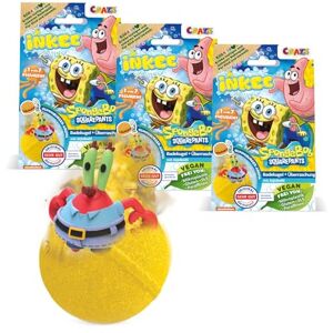 INKEE Spongebob Squarepants 3-Pack Kids Bath Bombs: 3 Surprise Collectible Figures, Kids Bath Toys Bubblegum & Jojoba Oil, 3 x 80g Greats Gifts for Kids Ages 3+ INKEE Spongebob Squarepants 3-Pack Kids Bath Bombs: 3 Surprise Collectible Figures, Kids Bath Toys Bubblegum & Jojoba Oil, 3 x 80g Greats Gifts for Kids Ages 3+