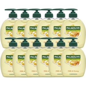 Palmolive Naturals Milk & Honey Liquid Hand Soap 12x300ml multipack, vitamin E hand soap to nourish skin, leaves hands feeling soft, with plant-based milk, ingredients of 96% natural origin* Palmolive Naturals Milk & Honey Liquid Hand Soap 12x300ml multipack, vitamin E hand soap to nourish skin, leaves hands feeling soft, with plant-based milk, ingredients of 96% natural origin*