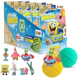INKEE Spongebob Squarepants Bath Bombs 5 Pack Children's with Surprise Spongebob Collectable Figurines Bath Toys 5X 80g Bubble Gum and jojoba Oil Flavoured Bath Balls Kids' Gifts INKEE Spongebob Squarepants Bath Bombs 5 Pack Children's with Surprise Spongebob Collectable Figurines Bath Toys 5X 80g Bubble Gum and jojoba Oil Flavoured Bath Balls Kids' Gifts