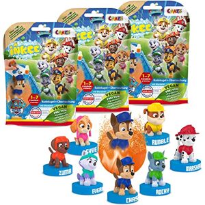 INKEE Pack of 3 Paw Patrol Children's Bath Bombs with Paw Patrol Canine Patrol Bathtub Surprise Gift, Gummi Tail Flavour. INKEE Pack of 3 Paw Patrol Children's Bath Bombs with Paw Patrol Canine Patrol Bathtub Surprise Gift, Gummi Tail Flavour.