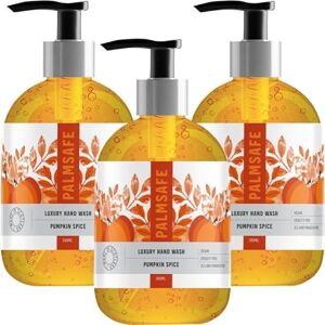 Palmsafe Pumpkin 300ml x 3 Luxury Hand Wash Soothing Hand Cleanser Hydrates Sensitive or Irritated Skin Natural Bioactives to Nourish and Moisturise Vegan-friendly Palmsafe Pumpkin 300ml x 3 Luxury Hand Wash Soothing Hand Cleanser Hydrates Sensitive or Irritated Skin Natural Bioactives to Nourish and Moisturise Vegan-friendly