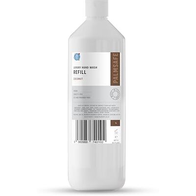Palm Coconut 1 Litre Hand Wash Soothing Hand Cleanser Hydrates Sensitive or Irritated Skin Bottle with Natural Bioactives to Nourish and Moisturise Vegan-friendly Palm Coconut 1 Litre Hand Wash Soothing Hand Cleanser Hydrates Sensitive or Irritated Skin Bottle with Natural Bioactives to Nourish and Moisturise Vegan-friendly