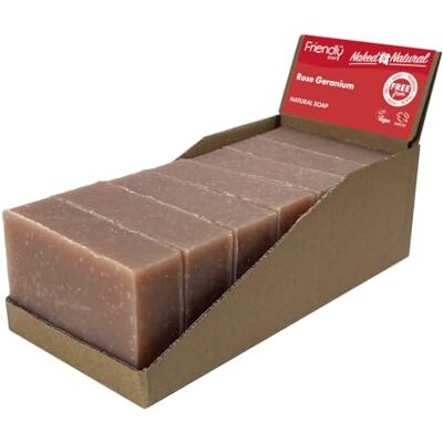 Friendly Soap - Naked and Natural - Rose Geranium - Soap Friendly Soap - Naked and Natural - Rose Geranium - Soap