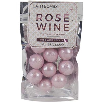 Gift Republic - Rose Wine Bath Bomb - Rose - Bath Bombs Gift Republic - Rose Wine Bath Bomb - Rose - Bath Bombs