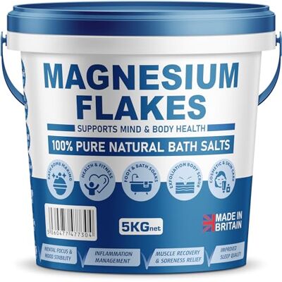 Pure Source Nutrition - Magnesium Flakes - 5 kg - Salt Pure Source Nutrition - Magnesium Flakes - 5 kg - Salt