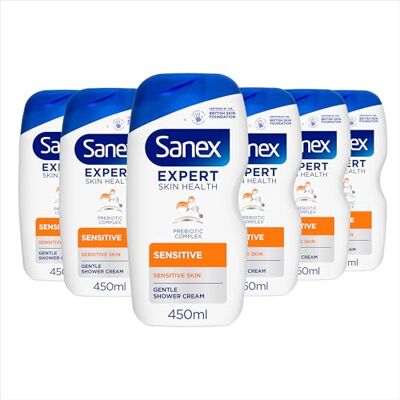Sanex Sensitive Shower Cream - Microbiome Skincare Body Wash Sanex Sensitive Shower Cream - Microbiome Skincare Body Wash