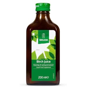Weleda Birch Juice, Cleansing, Liquid Food Supplement, No Added Sugar, Vegan, Certified Organic, with Biodynamic Lemon Juice, 200ml Weleda Birch Juice, Cleansing, Liquid Food Supplement, No Added Sugar, Vegan, Certified Organic, with Biodynamic Lemon Juice, 200ml