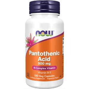 NOWFoods Now Foods – Pantothenic Acid Vitamin B5 for Energy and Stress Support – 500mg, 100 Capsules NOWFoods Now Foods – Pantothenic Acid Vitamin B5 for Energy and Stress Support – 500mg, 100 Capsules