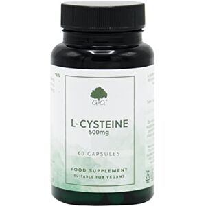 G&G Vitamins L-Cysteine Capsules 500mg L-Cysteine per Capsule Individual Amino Acid 120 Vegan Capsules G&G Vitamins L-Cysteine Capsules 500mg L-Cysteine per Capsule Individual Amino Acid 120 Vegan Capsules